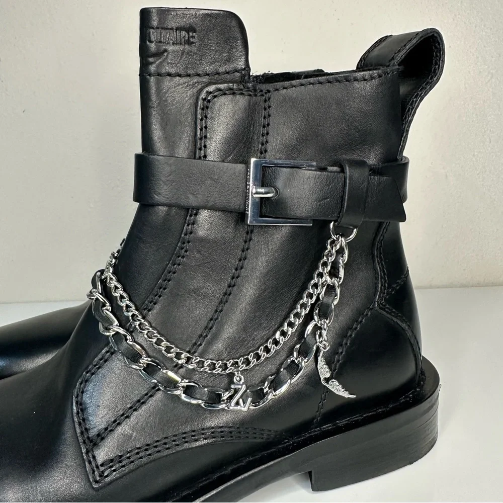 Zadig & Voltaire Black Leather Sole